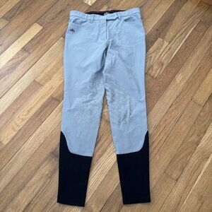 Makebe Riding Breeches W/Grip Mod. ANNA Tan Size 12